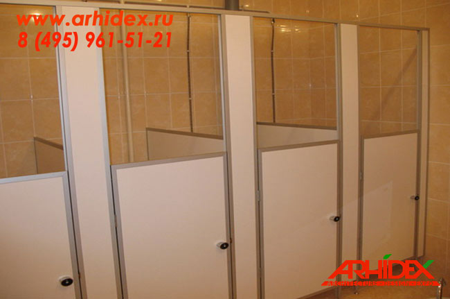 Сантехнические перегородки детские туалетные кабины Архидекс Стандарт Плюс 16мм